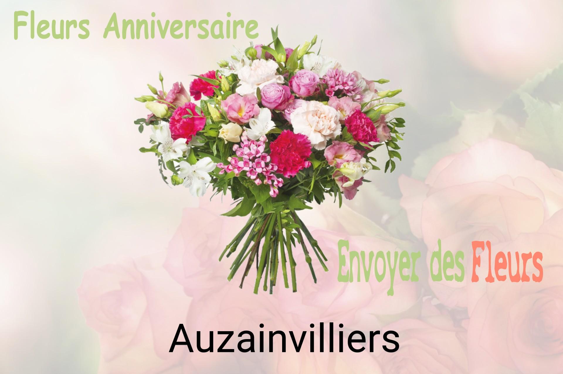 Bouquet de fleurs d’anniversaire livré à Auzainvilliers